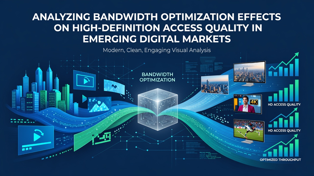 Bandwidth optimization techniques improving high-definition streaming access across emerging digital markets