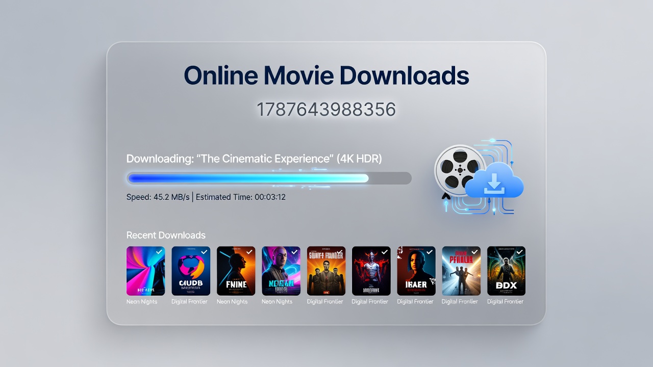 Chart displaying growth trends in digital movie sales over recent years