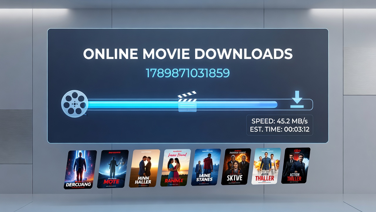 Chart displaying growth trends in legal digital movie downloads across global regions from 2020 to 2026