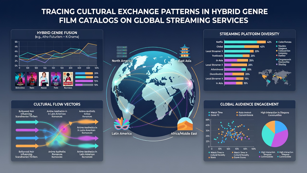 Analysis dashboard displaying subtitle localization data for cross-cultural hybrid films